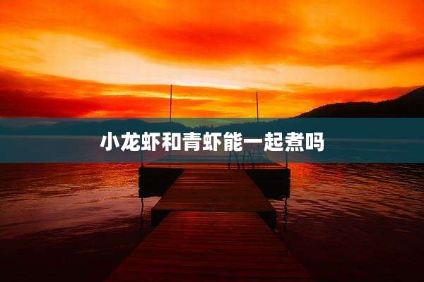 小龙虾和青虾能一起煮吗