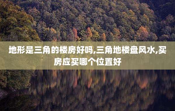 地形是三角的楼房好吗,三角地楼盘风水,买房应买哪个位置好