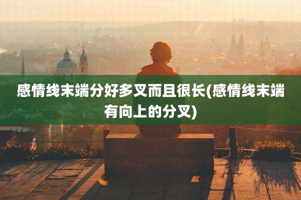 感情线末端分好多叉而且很长(感情线末端有向上的分叉)