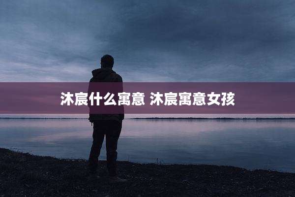 沐宸什么寓意 沐宸寓意女孩