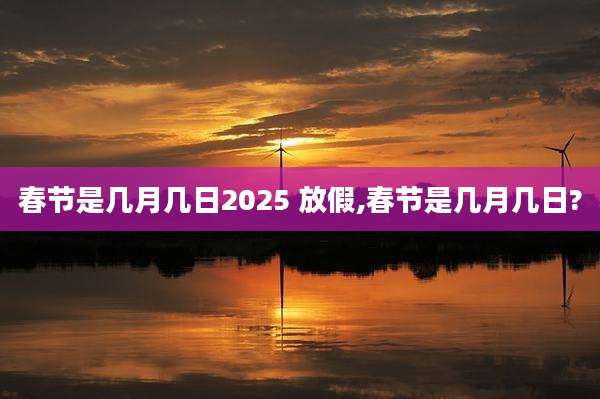 春节是几月几日2025 放假,春节是几月几日?