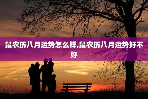 鼠农历八月运势怎么样,鼠农历八月运势好不好