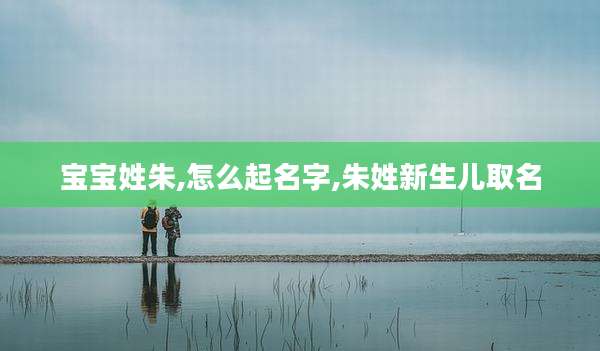 宝宝姓朱,怎么起名字,朱姓新生儿取名