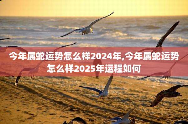 今年属蛇运势怎么样2024年,今年属蛇运势怎么样2025年运程如何