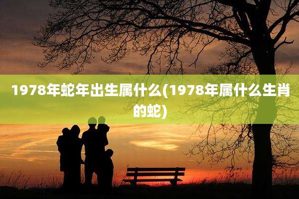 1978年蛇年出生属什么(1978年属什么生肖的蛇)