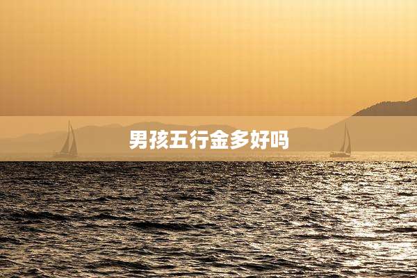 男孩五行金多好吗