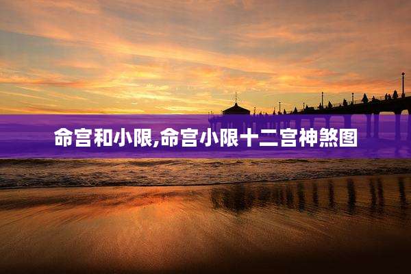命宫和小限,命宫小限十二宫神煞图