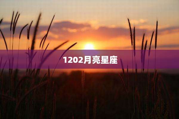 1202月亮星座