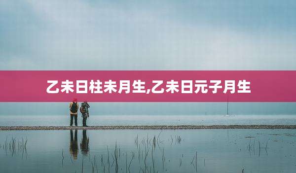 乙未日柱未月生,乙未日元子月生