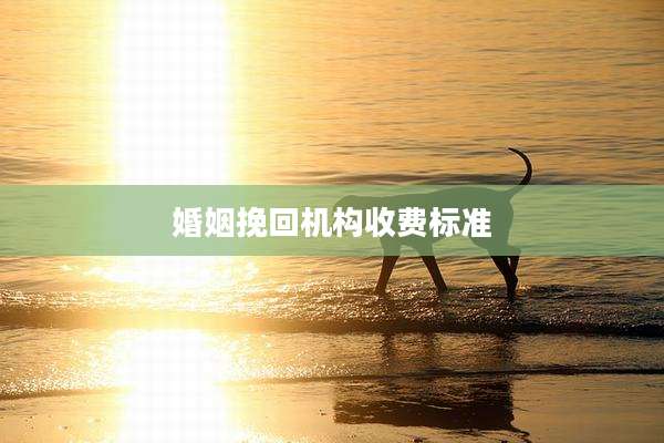 婚姻挽回机构收费标准