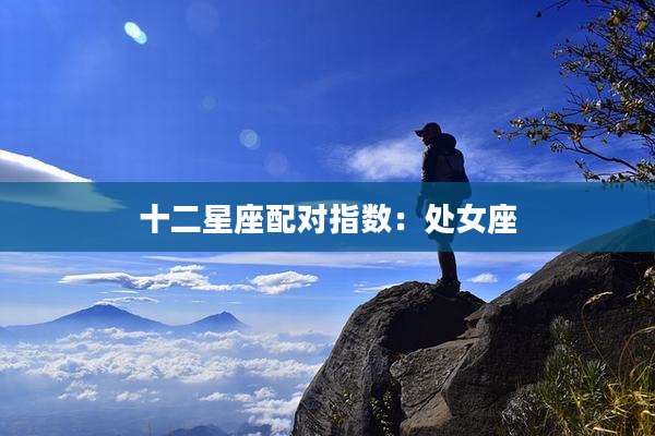 十二星座配对指数:处女座