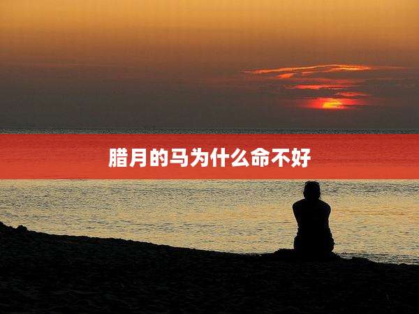腊月的马为什么命不好