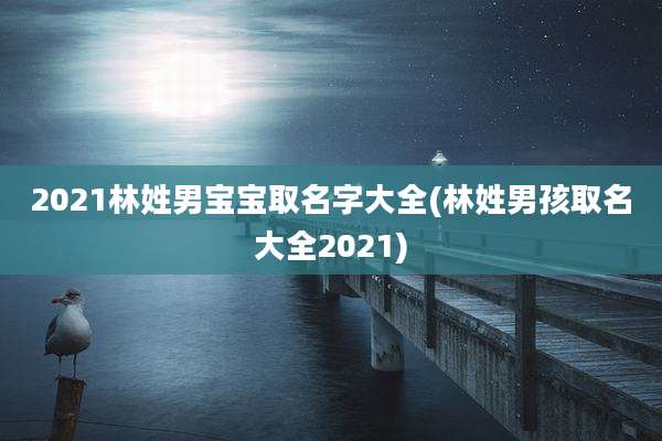 2021林姓男宝宝取名字大全(林姓男孩取名大全2021)