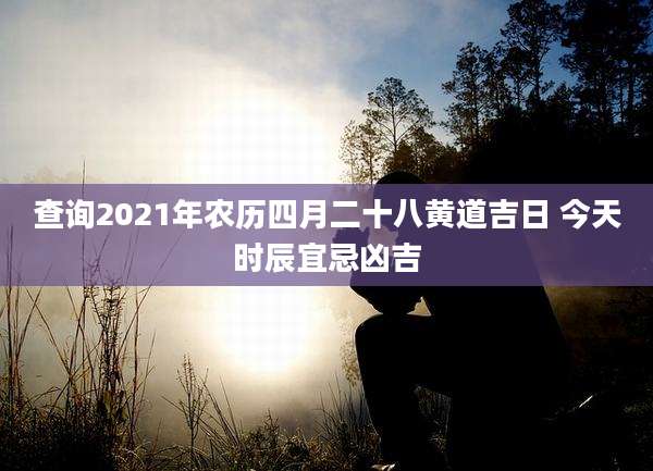 查询2021年农历四月二十八黄道吉日 今天时辰宜忌凶吉