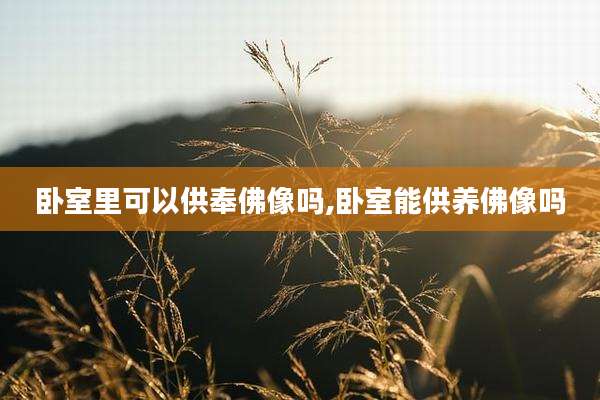 卧室里可以供奉佛像吗,卧室能供养佛像吗