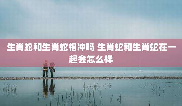 生肖蛇和生肖蛇相冲吗 生肖蛇和生肖蛇在一起会怎么样