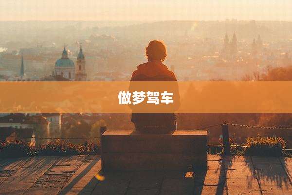 做梦驾车