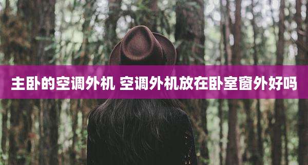 主卧的空调外机 空调外机放在卧室窗外好吗