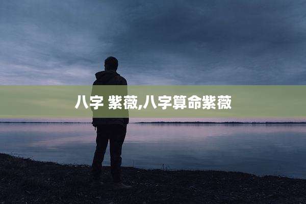 八字 紫薇,八字算命紫薇