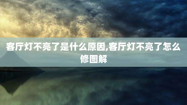 客厅灯不亮了是什么原因,客厅灯不亮了怎么修图解