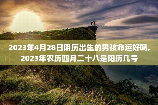 2023年4月28日阴历出生的男孩命运好吗,2023年农历四月二十八是阳历几号