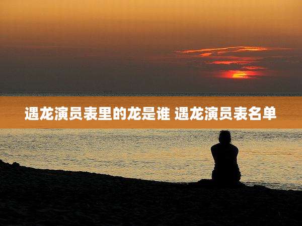 遇龙演员表里的龙是谁 遇龙演员表名单