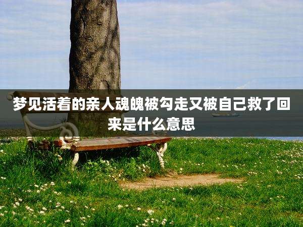 梦见活着的亲人魂魄被勾走又被自己救了回来是什么意思