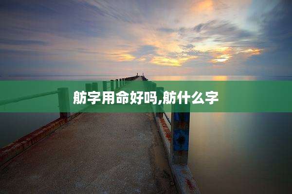 舫字用命好吗,舫什么字