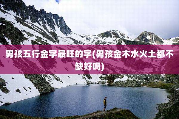 男孩五行金字最旺的字(男孩金木水火土都不缺好吗)