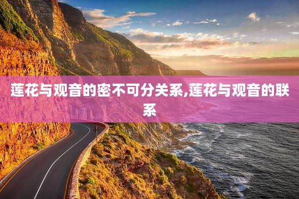 莲花与观音的密不可分关系,莲花与观音的联系