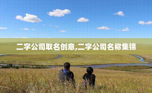 二字公司取名创意,二字公司名称集锦