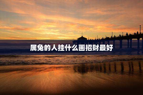 属兔的人挂什么画招财最好