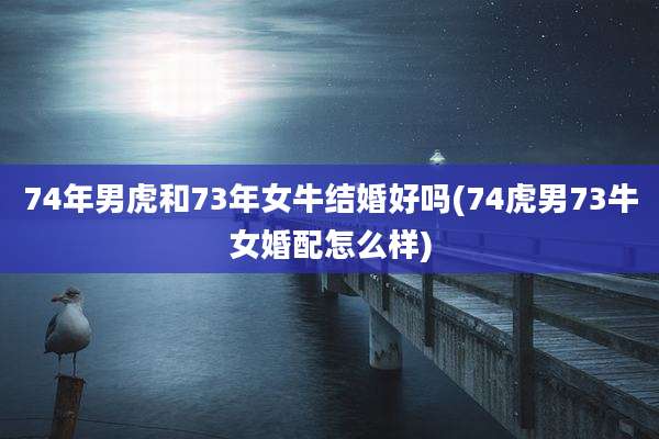 74年男虎和73年女牛结婚好吗(74虎男73牛女婚配怎么样)