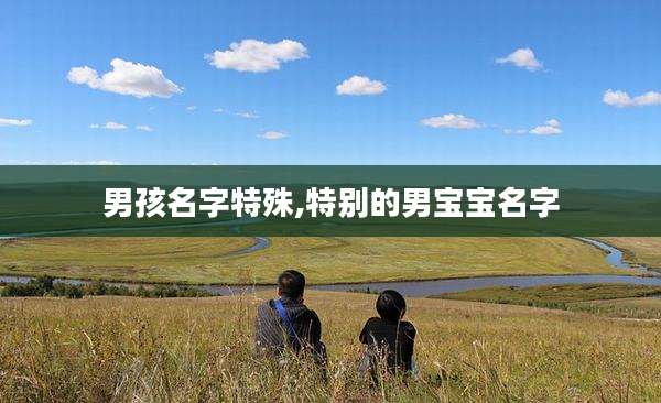 男孩名字特殊,特别的男宝宝名字