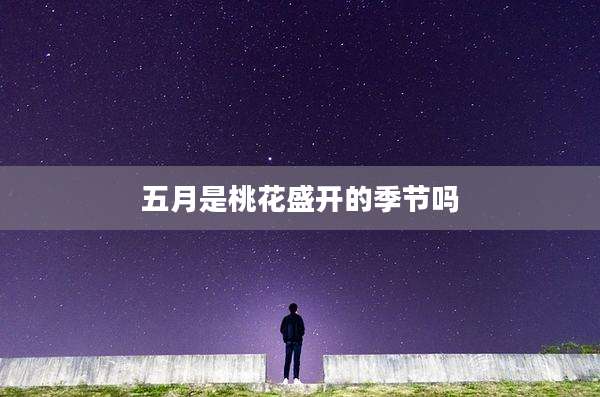 五月是桃花盛开的季节吗