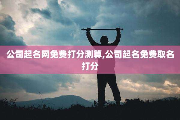 公司起名网免费打分测算,公司起名免费取名打分