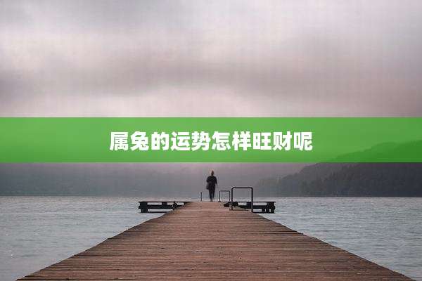 属兔的运势怎样旺财呢