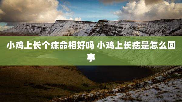 小鸡上长个痣命相好吗 小鸡上长痣是怎么回事