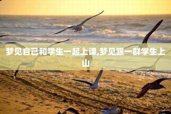 梦见自己和学生一起上课,梦见跟一群学生上山