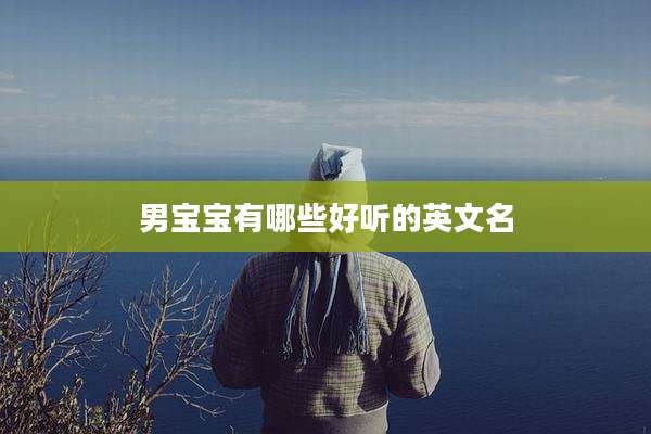 男宝宝有哪些好听的英文名