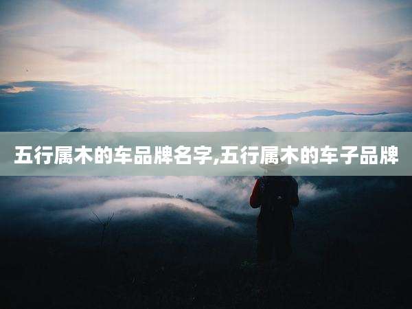 五行属木的车品牌名字,五行属木的车子品牌