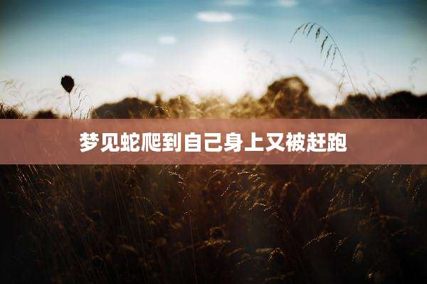 梦见蛇爬到自己身上又被赶跑