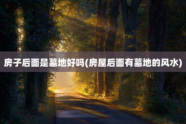 房子后面是墓地好吗(房屋后面有墓地的风水)