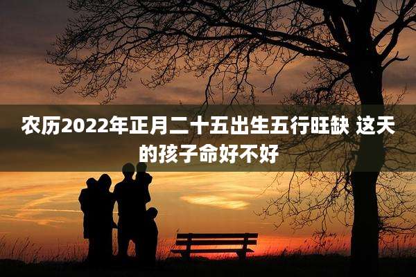 农历2022年正月二十五出生五行旺缺 这天的孩子命好不好
