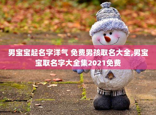 男宝宝起名字洋气 免费男孩取名大全,男宝宝取名字大全集2021免费