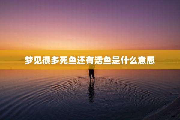 梦见很多死鱼还有活鱼是什么意思