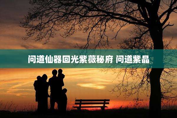 问道仙器回光紫薇秘府 问道紫晶