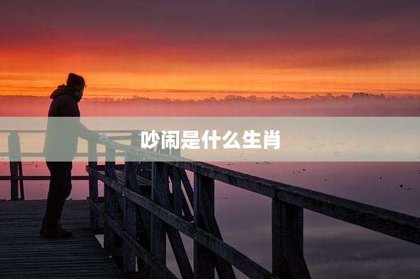 吵闹是什么生肖