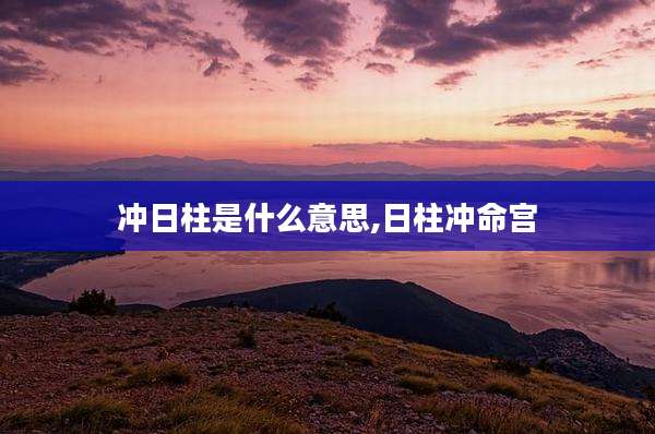 冲日柱是什么意思,日柱冲命宫