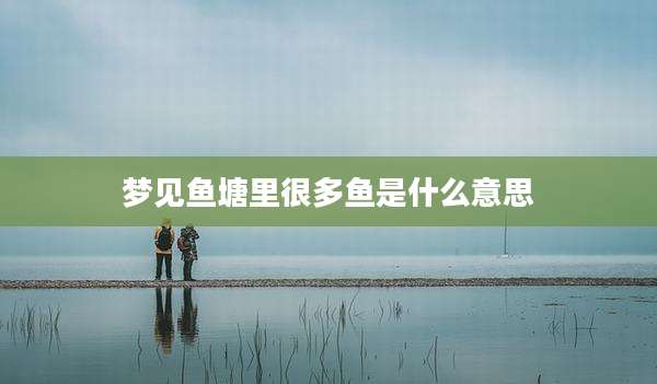 梦见鱼塘里很多鱼是什么意思